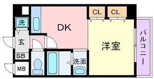 江坂駅 徒歩3分 7階の物件間取画像